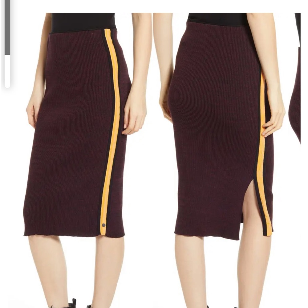 NWT Scotch & Soda rib knit pencil skirt